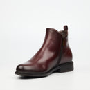 Miss Black Vixtoria 5 Ankle Boot - Burgundy footwear Miss Black