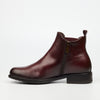 Miss Black Vixtoria 5 Ankle Boot - Burgundy footwear Miss Black