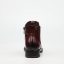 Miss Black Vixtoria 5 Ankle Boot - Burgundy footwear Miss Black