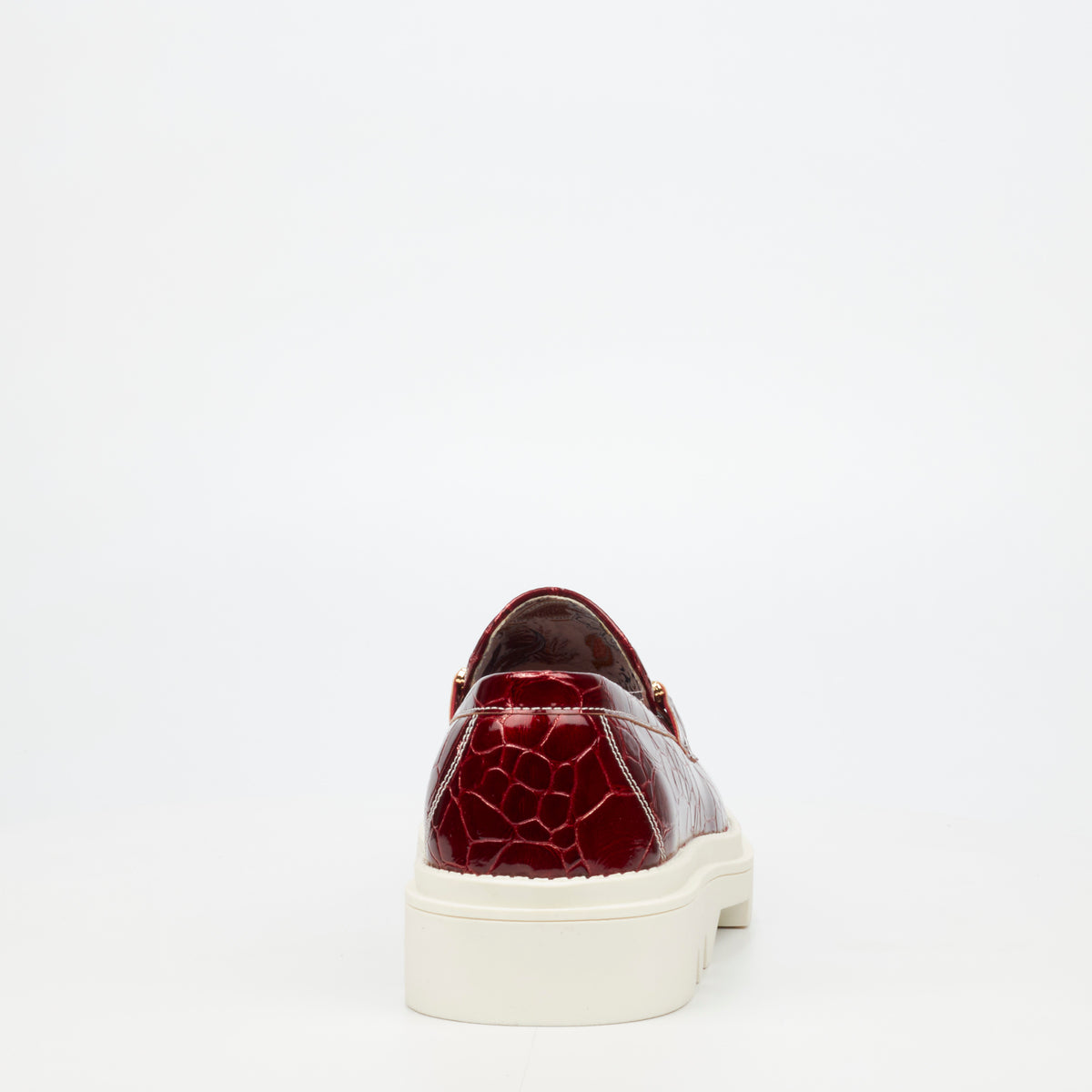 Mazerata Vinchey 106 Faux Patent Shoe - Burgundy