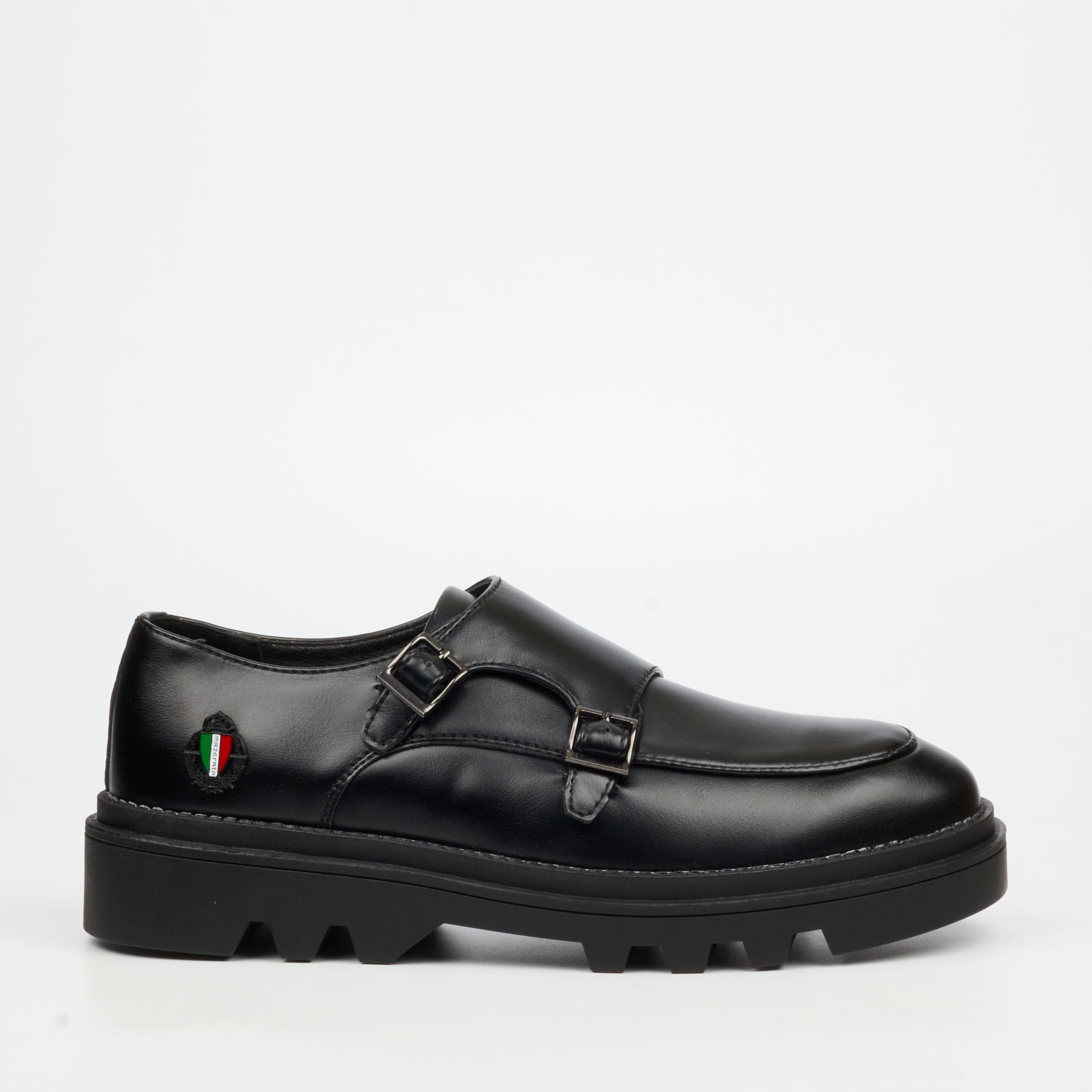 Mazerata Vinchey 30 Faux Leather Shoe - Black footwear Mazerata