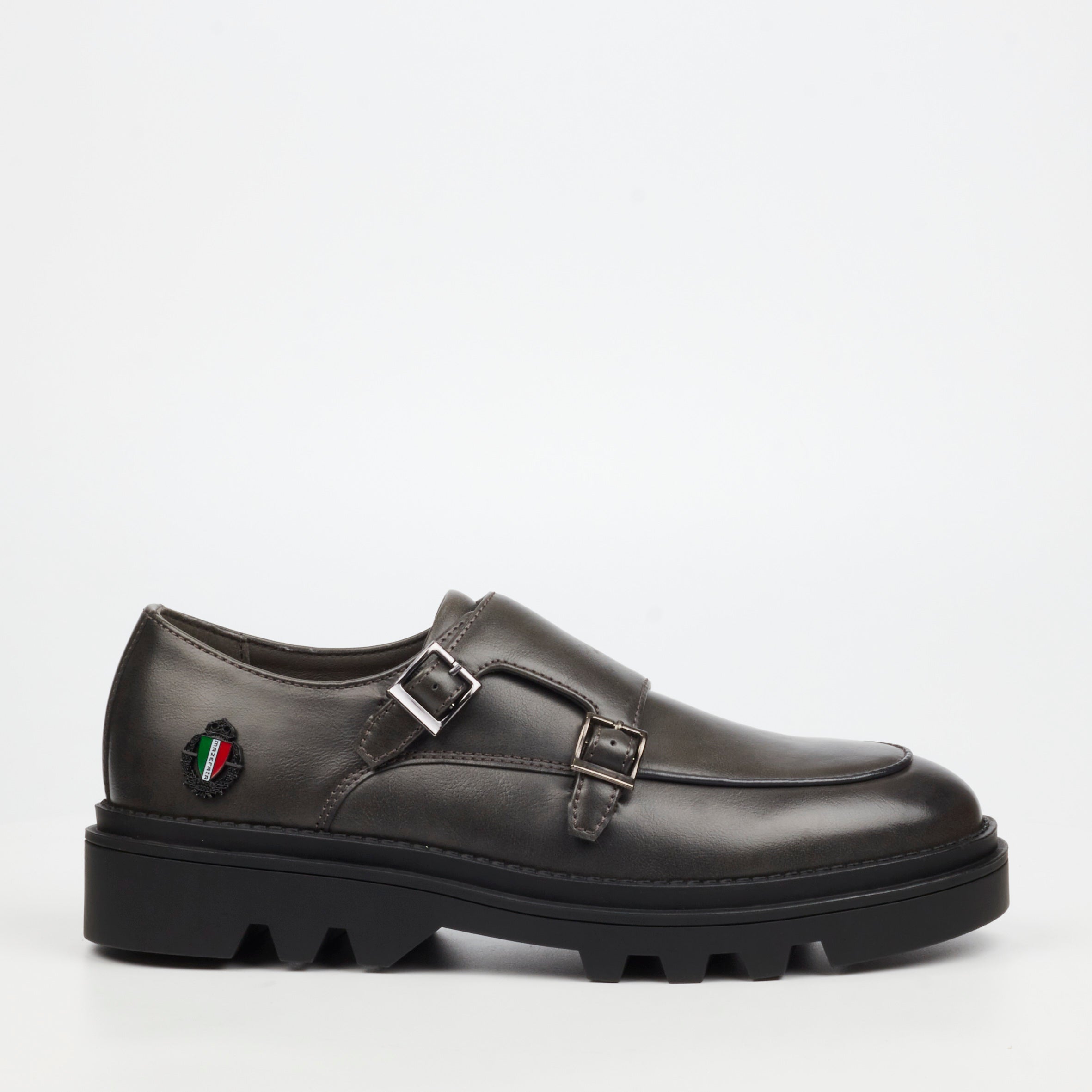 Mazerata Vinchey 30 Faux Leather Shoe - Grey footwear Mazerata