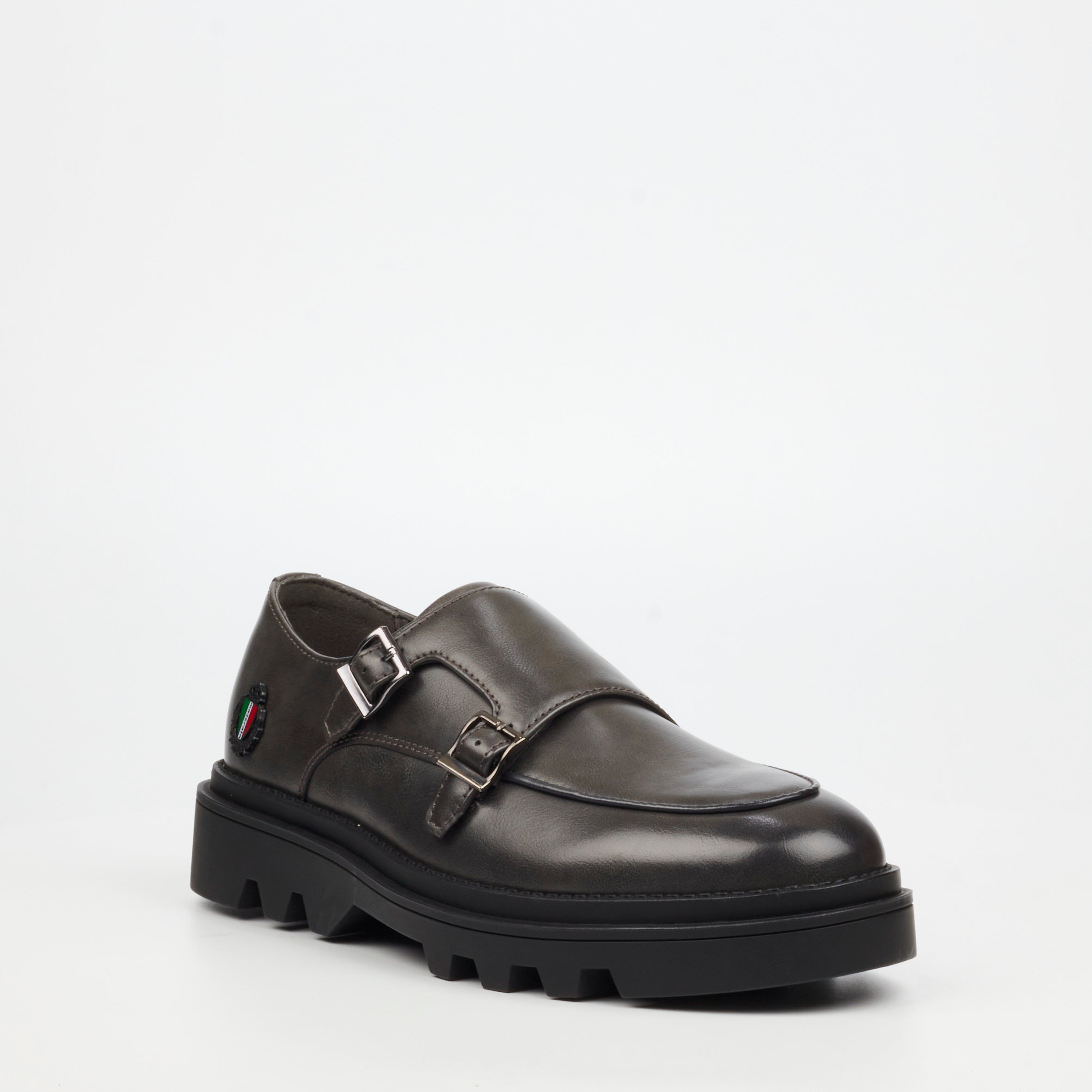 Mazerata Vinchey 30 Faux Leather Shoe - Grey footwear Mazerata