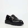 Mazerata Vinchey 30 Faux Patent Shoe - Black footwear Mazerata