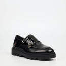 Mazerata Vinchey 30 Faux Patent Shoe - Black footwear Mazerata