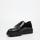 Mazerata Vinchey 30 Faux Patent Shoe - Black footwear Mazerata