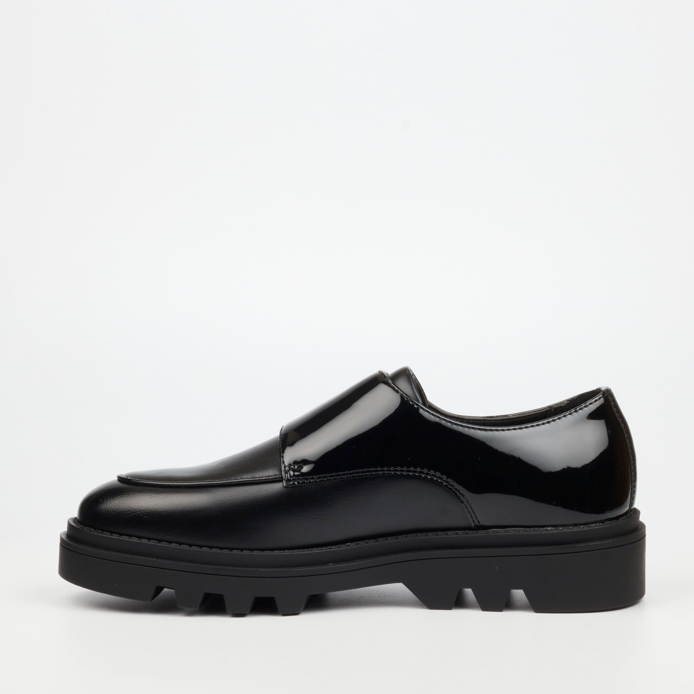 Mazerata Vinchey 30 Faux Patent Shoe - Black footwear Mazerata