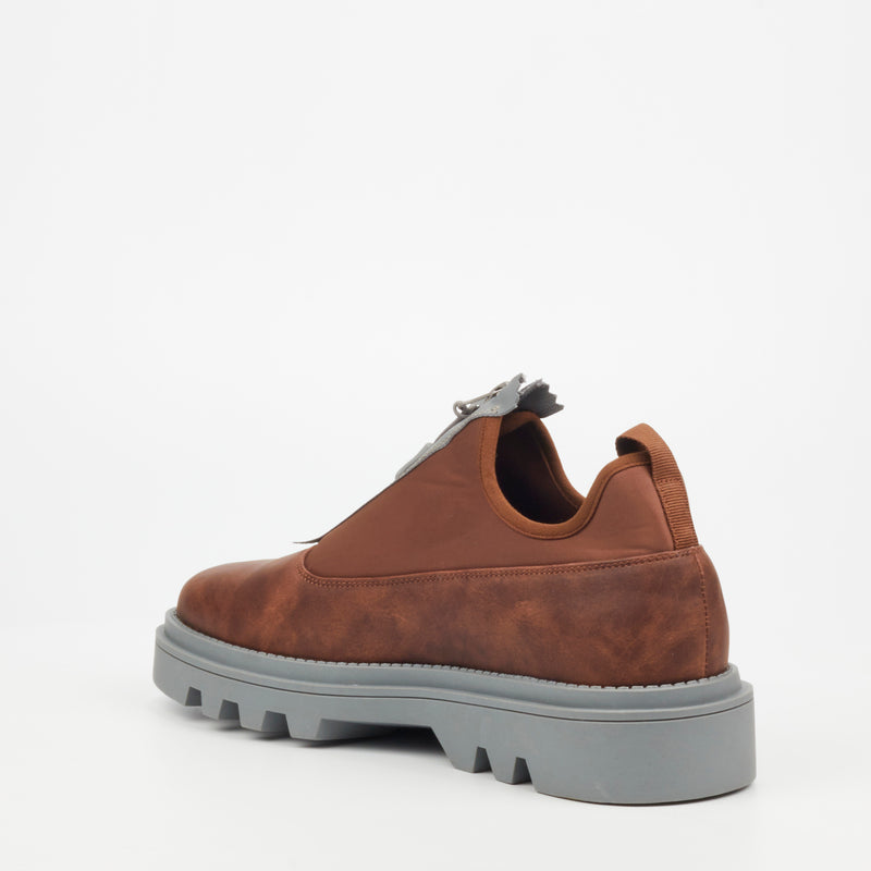 Mazerata Vinchey 33 Faux Nubuck - Chocolate footwear Mazerata   