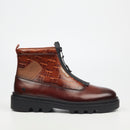 Mazerata Vinchey 35 Faux Wax / Print - Tan footwear Mazerata   