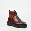 Mazerata Vinchey 35 Faux Wax / Print - Tan footwear Mazerata   