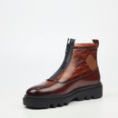 Mazerata Vinchey 35 Faux Wax / Print - Tan footwear Mazerata   