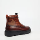 Mazerata Vinchey 35 Faux Wax / Print - Tan footwear Mazerata   