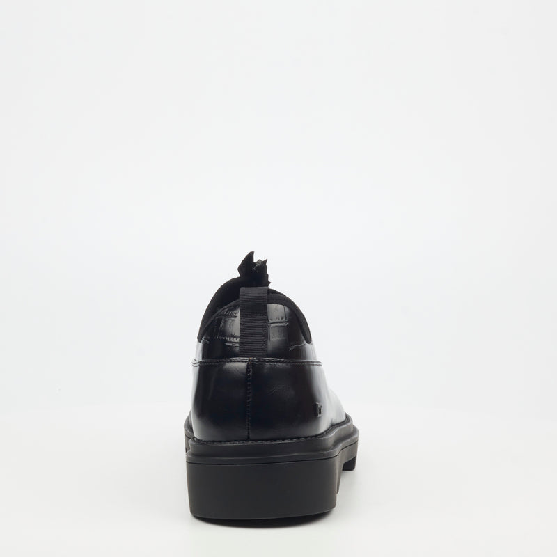 Mazerata Vinchey 36 Faux Wax / Print - Black footwear Mazerata   
