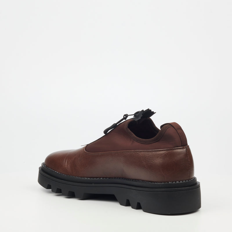 Mazerata Vinchey 3 Faux Leather / Lycra - Chocolate footwear Mazerata   