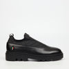 Mazerata Vinchey 3 Nylon / Faux Wax Shoe - Black footwear Mazerata