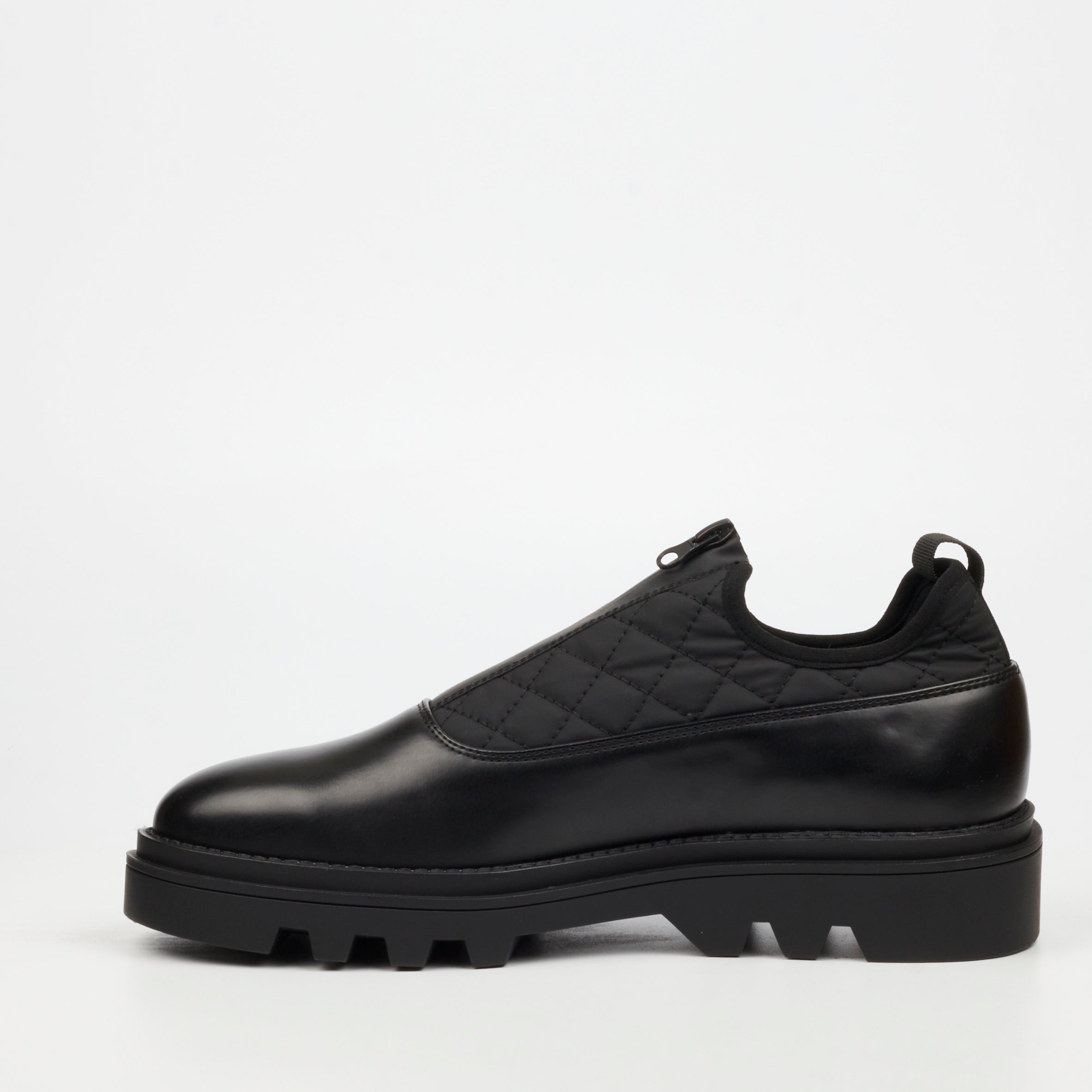 Mazerata Vinchey 3 Nylon / Faux Wax Shoe - Black footwear Mazerata