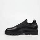 Mazerata Vinchey 3 Nylon / Faux Wax Shoe - Black footwear Mazerata