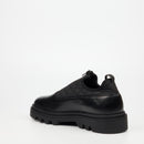 Mazerata Vinchey 3 Nylon / Faux Wax Shoe - Black footwear Mazerata