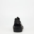 Mazerata Vinchey 3 Nylon / Faux Wax Shoe - Black footwear Mazerata