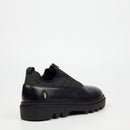 Mazerata Vinchey 3 Nylon / Faux Wax Shoe - Black footwear Mazerata