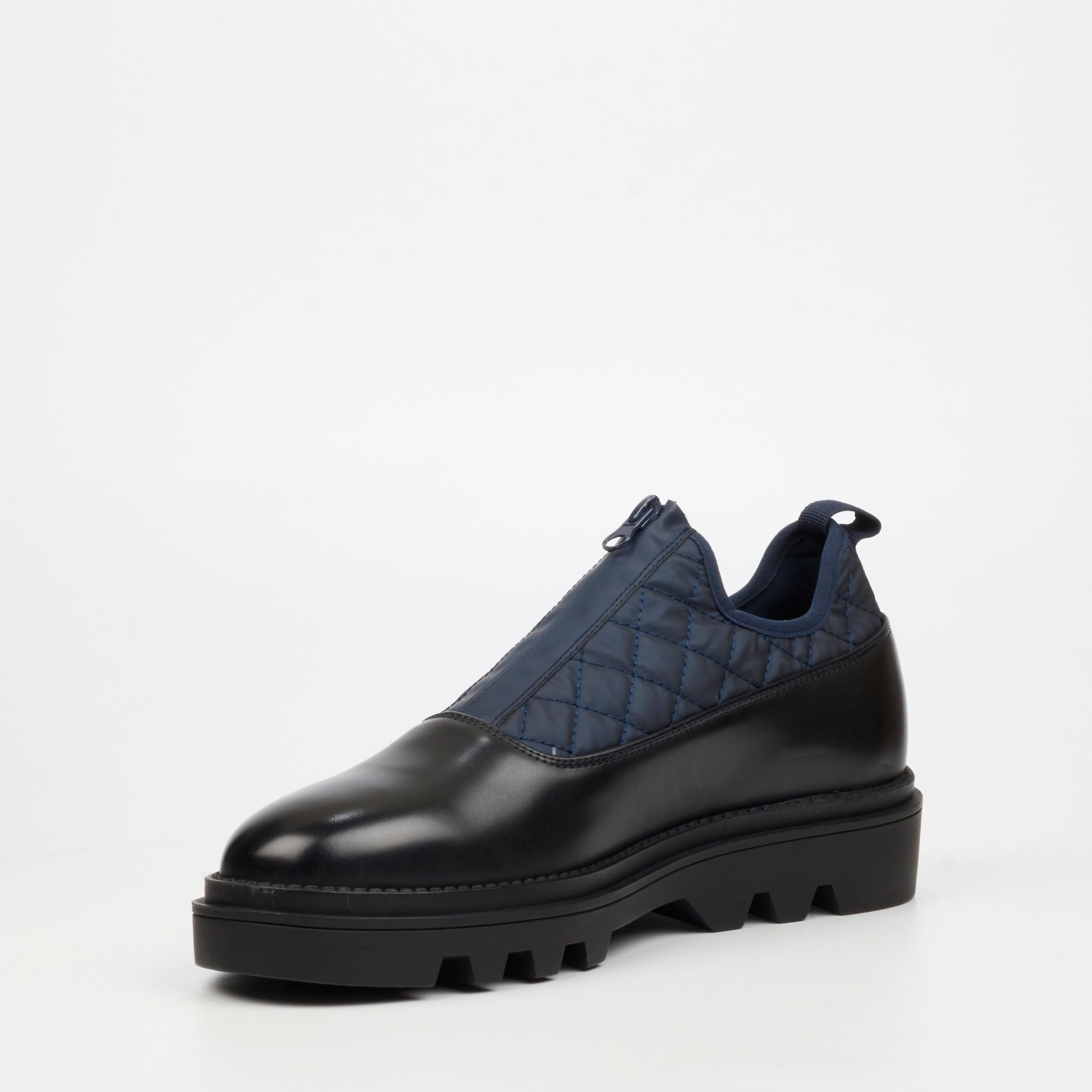 Mazerata Vinchey 3 Nylon / Faux Wax Shoe - Navy footwear Mazerata