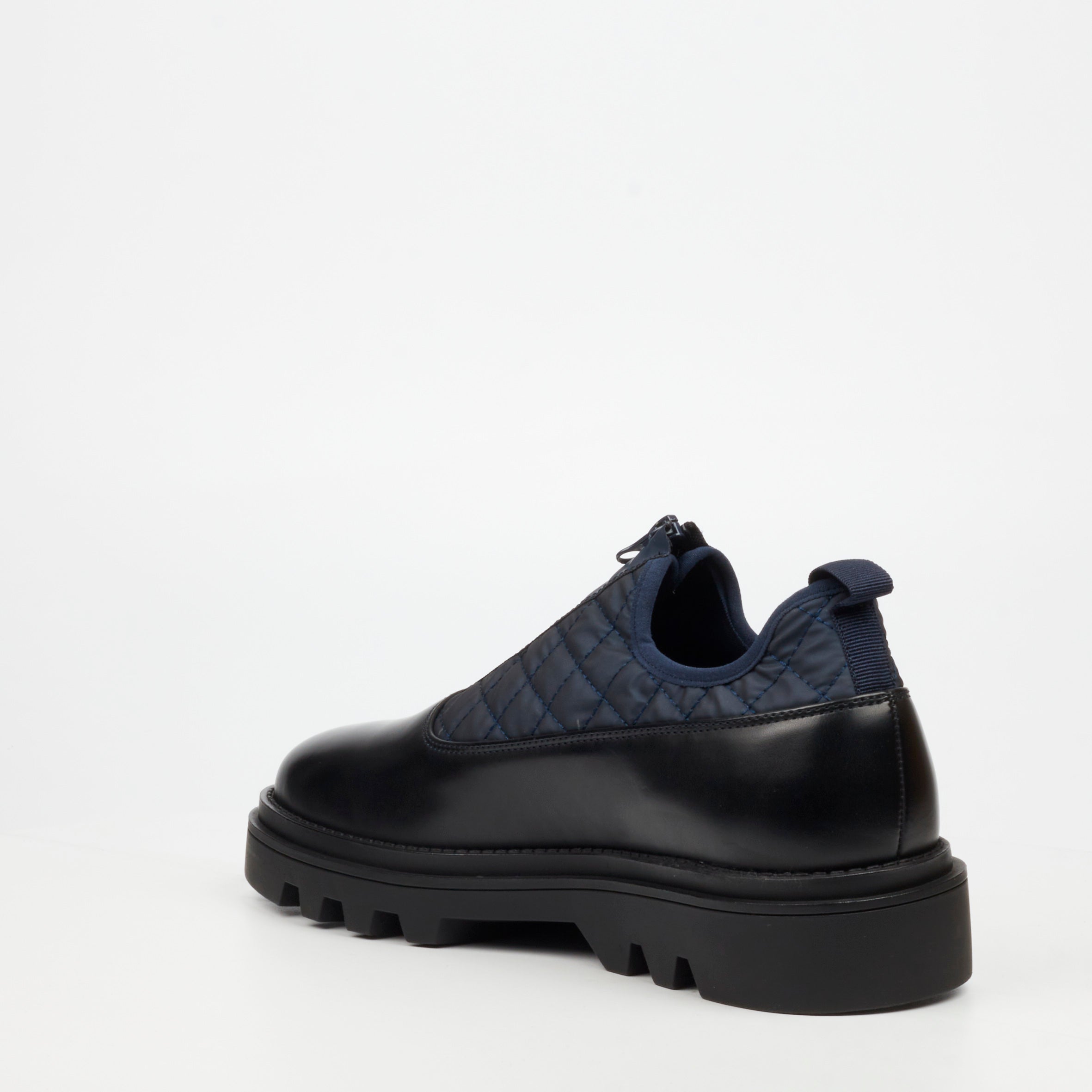 Mazerata Vinchey 3 Nylon / Faux Wax Shoe - Navy footwear Mazerata