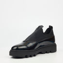 Mazerata Vinchey 3 Faux Patent / Lycra - Black footwear Mazerata