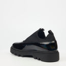 Mazerata Vinchey 3 Faux Patent / Lycra - Black footwear Mazerata