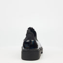 Mazerata Vinchey 3 Faux Patent / Lycra - Black footwear Mazerata