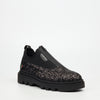 Mazerata Vinchey 3 Rhinestone Shoe - Black footwear Mazerata