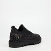 Mazerata Vinchey 3 Rhinestone Shoe - Black footwear Mazerata