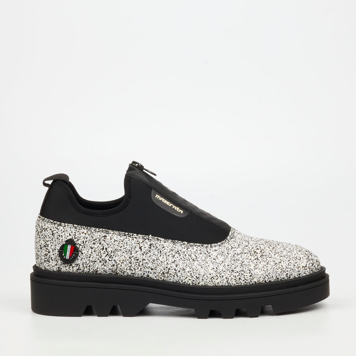 Mazerata Vinchey 3 Rhinestone Sneaker - White