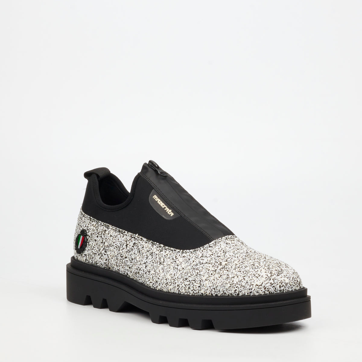 Mazerata Vinchey 3 Rhinestone Sneaker - White