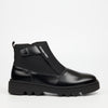 Mazerata Vinchey 42 Faux Leather / Lycra Ankle Boot - Black footwear Mazerata