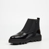 Mazerata Vinchey 42 Faux Leather / Lycra Ankle Boot - Black footwear Mazerata