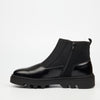Mazerata Vinchey 42 Faux Leather / Lycra Ankle Boot - Black footwear Mazerata
