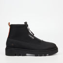 Mazerata Vinchey 51 Faux Nubuck Ankle Boot - Black footwear Mazerata