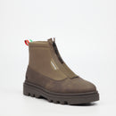 Mazerata Vinchey 51 Faux Nubuck Ankle Boot - Olive footwear Mazerata