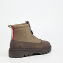 Mazerata Vinchey 51 Faux Nubuck Ankle Boot - Olive footwear Mazerata