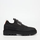 Mazerata Vinchey 56 Faux Nubuck Shoe - Black footwear Mazerata