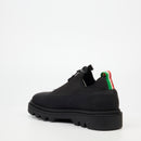 Mazerata Vinchey 56 Faux Nubuck Shoe - Black footwear Mazerata