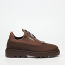 Mazerata Vinchey 56 Faux Nubuck Shoe - Chocolate footwear Mazerata