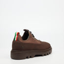 Mazerata Vinchey 56 Faux Nubuck Shoe - Chocolate footwear Mazerata