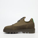 Mazerata Vinchey 56 Faux Nubuck Shoe - Olive footwear Mazerata
