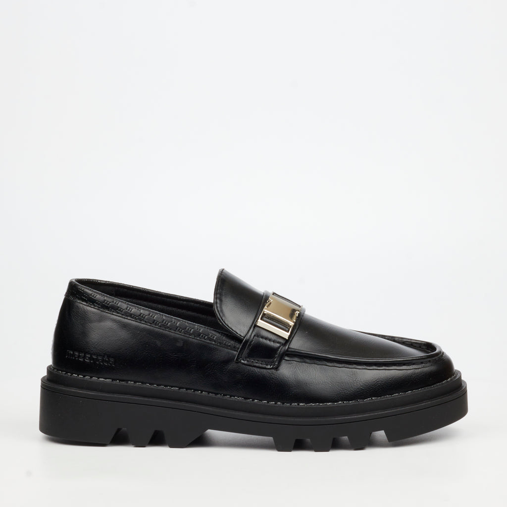 Mazerata Vinchey 59 Faux Leather Shoe - Black footwear Mazerata