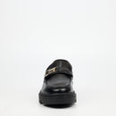 Mazerata Vinchey 59 Faux Leather Shoe - Black footwear Mazerata