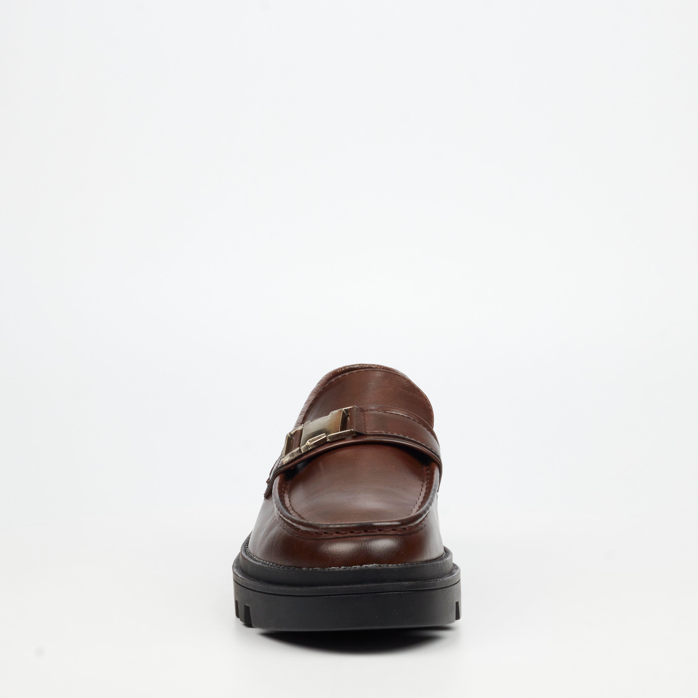 Mazerata Vinchey 59 Faux Leather SHoe - Chocolate footwear Mazerata