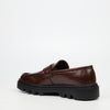 Mazerata Vinchey 59 Faux Leather SHoe - Chocolate footwear Mazerata