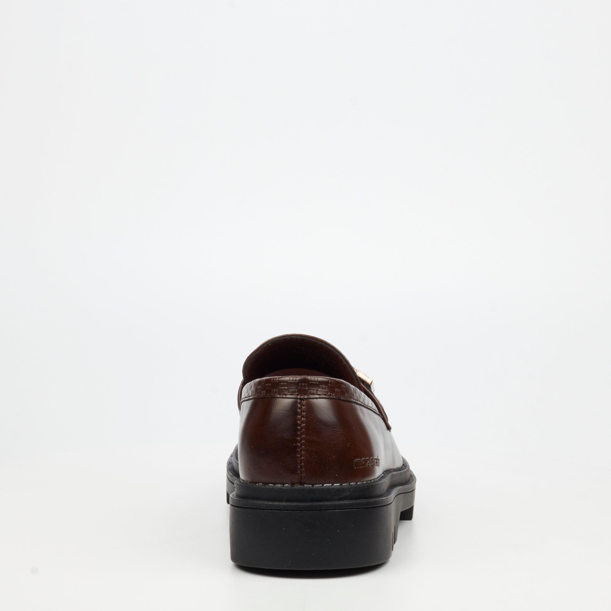 Mazerata Vinchey 59 Faux Leather SHoe - Chocolate footwear Mazerata