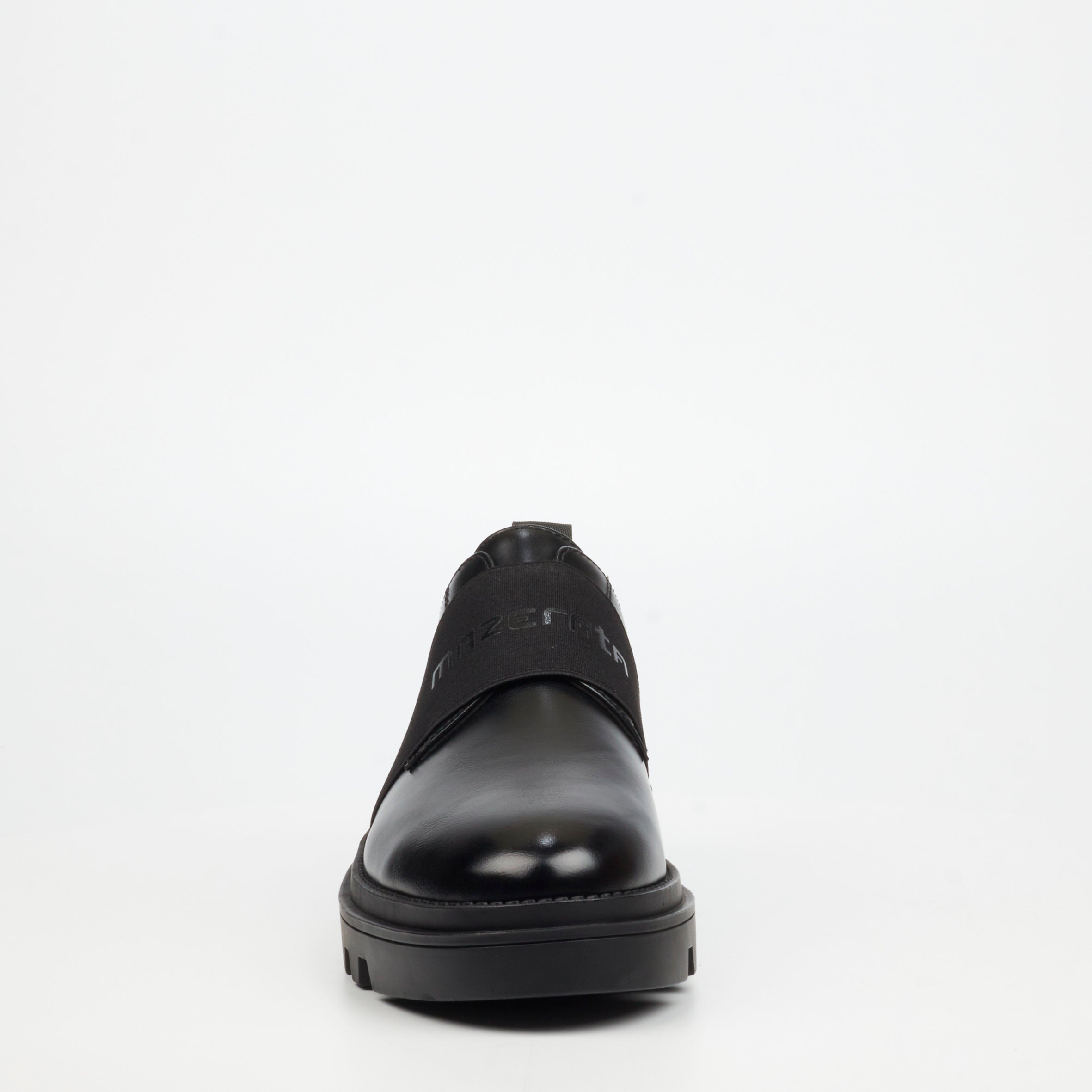 Mazerata Vinchey 63 Faux Leather Shoe - Black footwear Mazerata